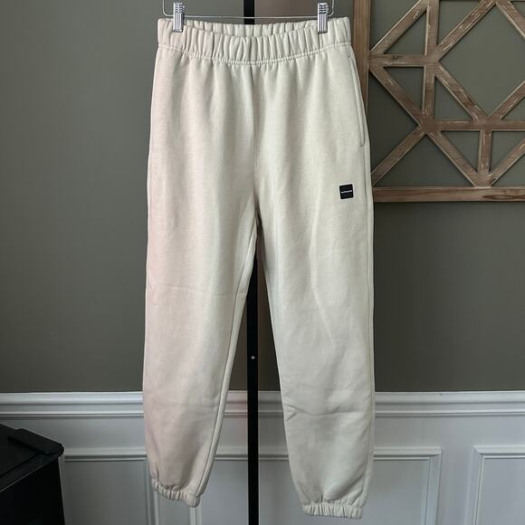 Alphalete Academy Club Joggers Sea Shell Sweatpants Small - Picture 2 of 6
